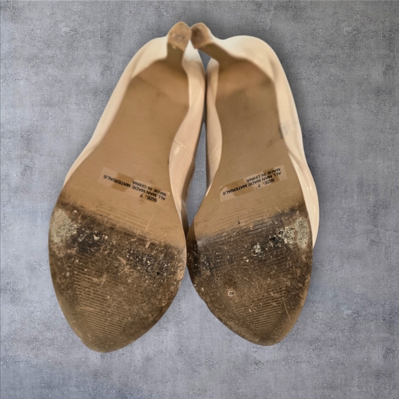 Charlotte Russe Beige Platform Stiletto Heels Dress Shoes - Picture 5 of 12